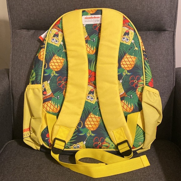 🆕SpongeBob SquarePants Backpack Nickelodeon Resorts Punta Cana 🍍 - Picture 5 of 16